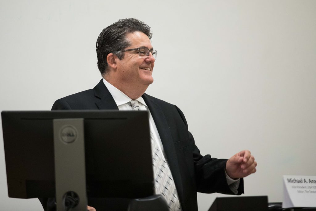 Michael Anastasi presenting at the CSC