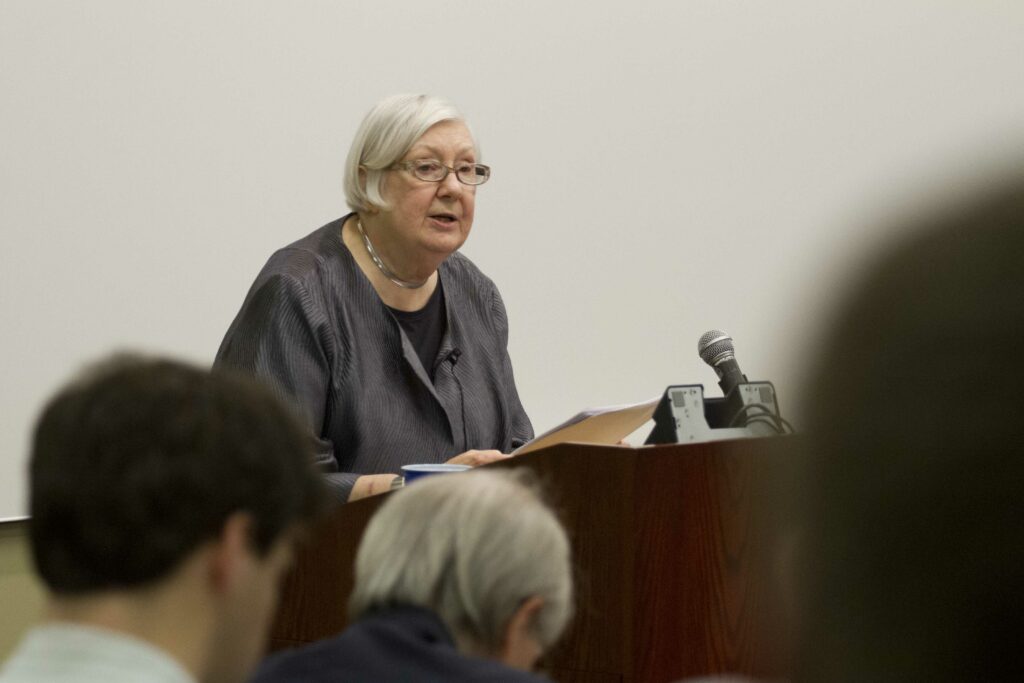 Dr. Elizabeth Clark presenting at the 2014 CSC